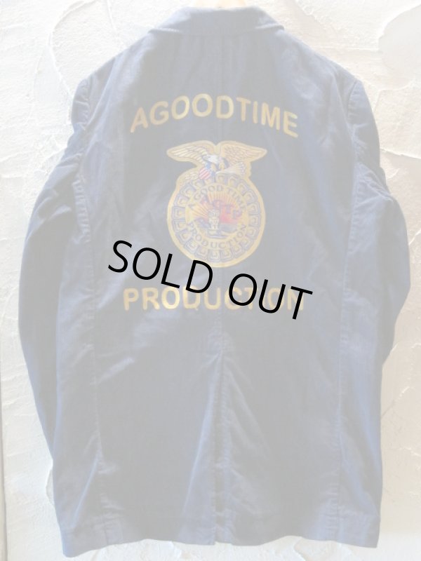 画像1: A GOODTIME PRODUCTION/FFA ENGINEER JACKET COAT  AGINGNAVY