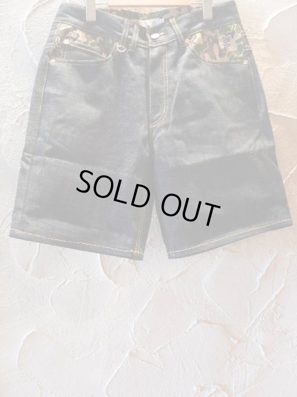 画像1: GROOVER GRAND/DENIME S/S PANTS  INDIGOxWOODLAND