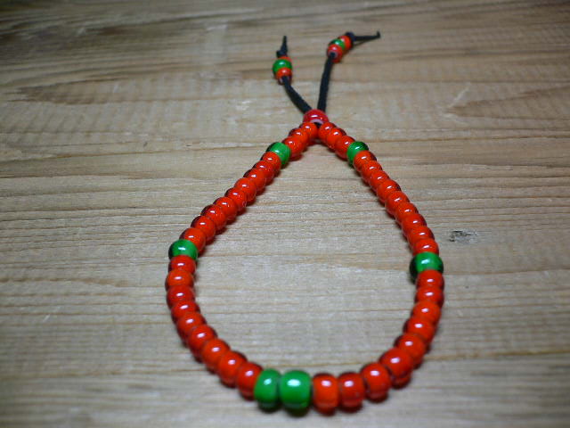 画像: BEADS BRACELET  ORANGE