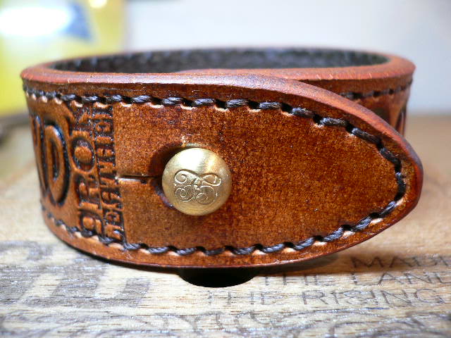 画像: GROK LEATHER/MEND BRACELET 23mm  ANTIQUE BROWN