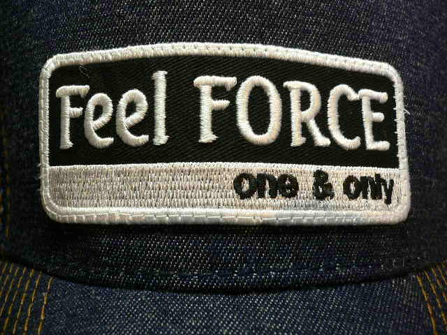 画像: Feel FORCE/ONE&ONLY MESH CAP  DENIME(ORG)xWHITE