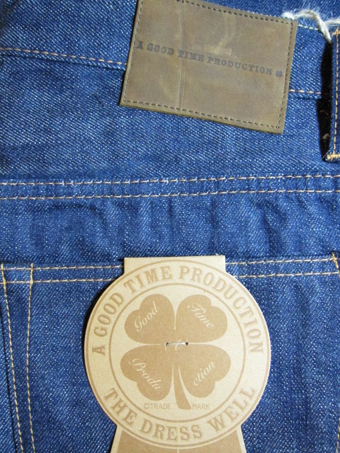 画像:  A GOODTIME PRODUCTION/GOOD TIME JEANS  12ozRIGID DENIM