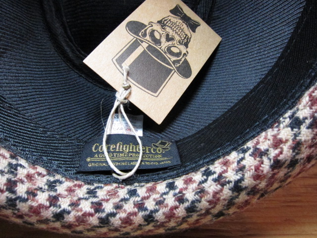 画像: COREFIGHTER/TWEED HAT BROWNCHECK