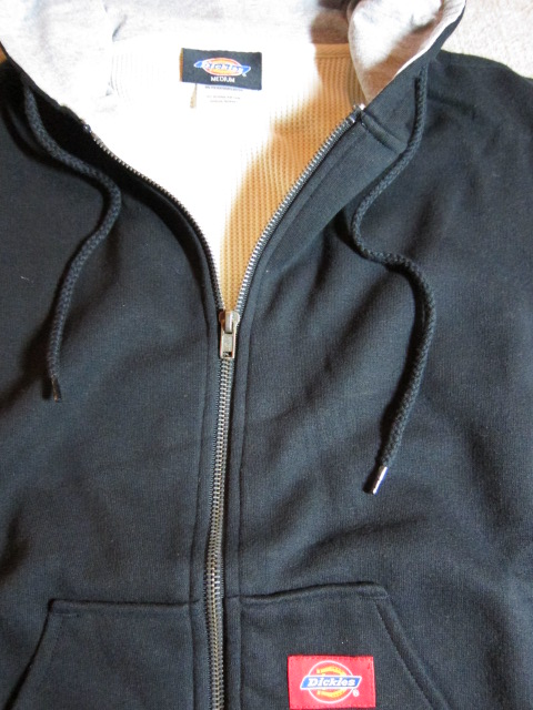 画像: DICKIES/NO SLEEVE ZIP PARKER  BLACK