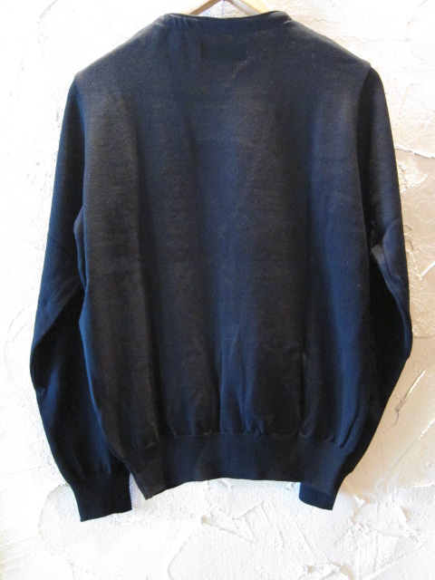 画像: A GOODTIME PRODUCTION/KNIT CARDIGAN IRON CROSS TUCK LACE BLACK