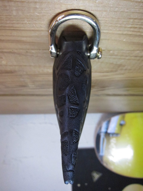 画像: GROK LEATHER/KEY COVER CARVING  BLACK