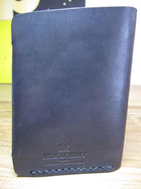 画像: GROK LEATHER/CARD HOLDER CARVING  BLACK