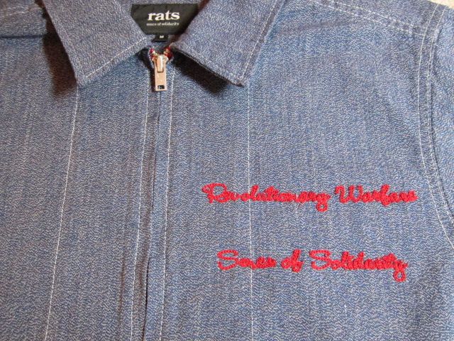 画像: RATS/CHAMBRAY WORK JKT ON EMB BLUE