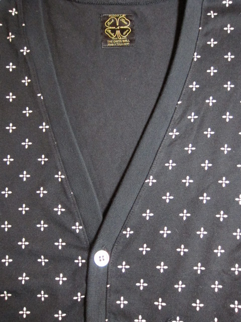 画像: A GOODTIME PRODUCTION/SUICIDAL CROSS JERSEY CARDIGAN  BLACK