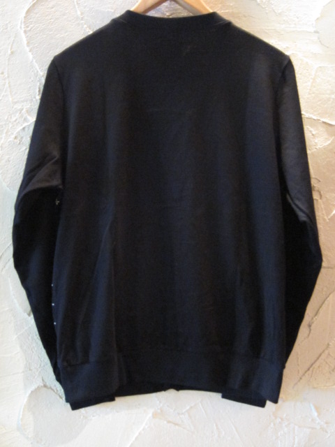 画像: A GOODTIME PRODUCTION/SUICIDAL CROSS JERSEY CARDIGAN  BLACK