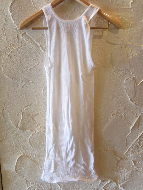 画像: HANES/3.8oz RIB TANK TOP  WHITE