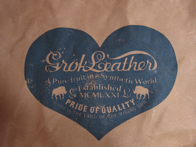 画像: GROK LEATHER/HEART BAG  BROWN