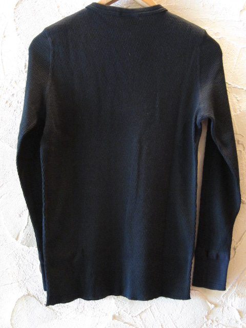 画像: GLAD HAND(グラッドハンド)/STANDARD WAFFLE　HENRY L/S T  BLACK  28