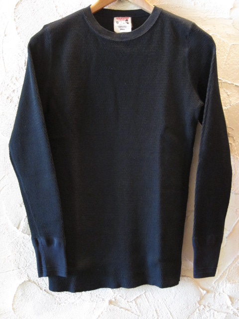 画像1: GLAD HAND(グラッドハンド)/STANDARD  WAFFLE L/S T  BLACK　27