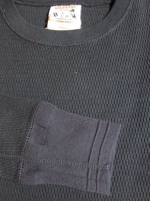 画像: GLAD HAND(グラッドハンド)/WAFFLE L/S T-SHIRTS  BLACK　10