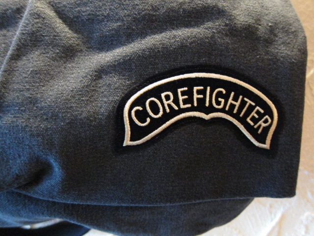 画像: COREFIGHTER/HELMET BAG MOUSTACHE WAPPEN  BLACK