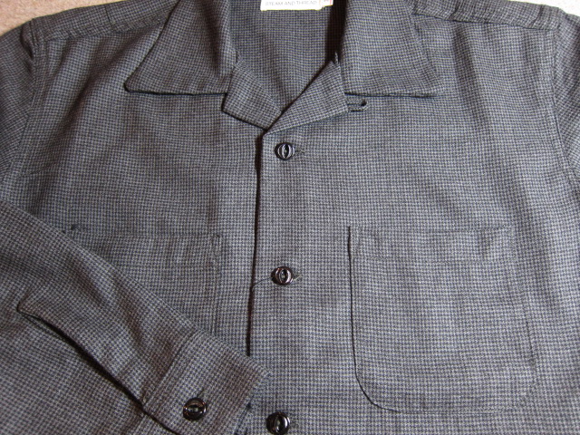 画像: ☆SALE 50%OFF☆ STEAM AND THREAD/CAMP SHIRT WOOL  BLACK