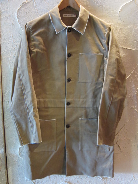 画像1: ☆SALE 50%OFF☆ STEAM AND THREAD/SHOP COAT FLANNEL  BEIGE