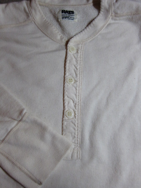 画像: RATS/INLAY HENLEY NECK  ECRU