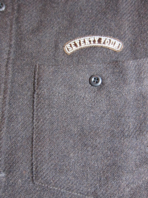 画像: SEVENTY FOUR/WOOL SHIRTS L/S  BROWN