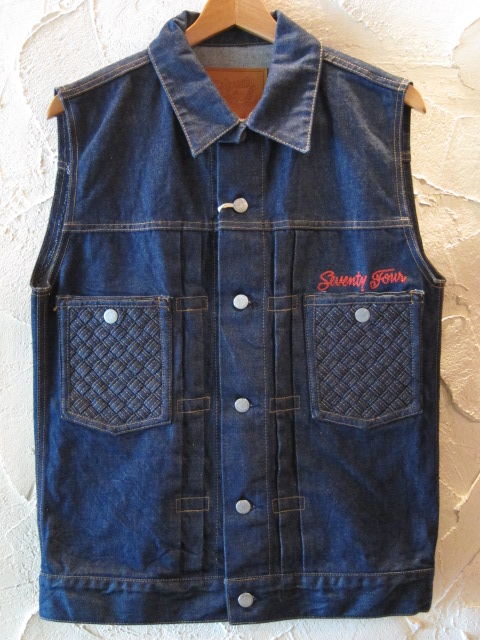 画像1: ☆SALE 50%OFF☆ SEVENTY FOUR/TYPE II DENIM VEST  INDIGO