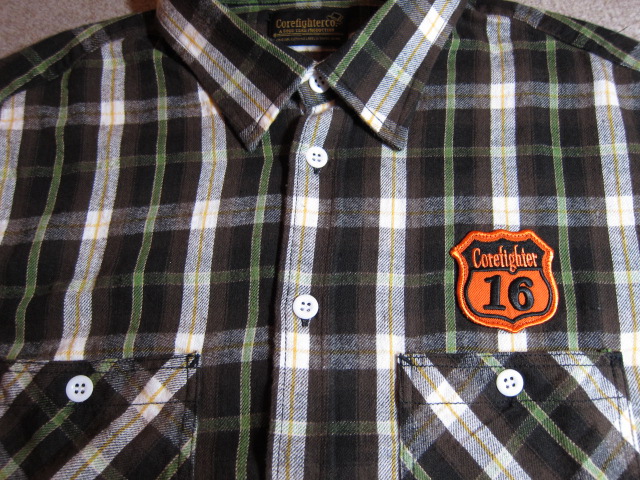 画像: COREFIGHTER/CHECK FLANNEL SHIRTS  BROWN