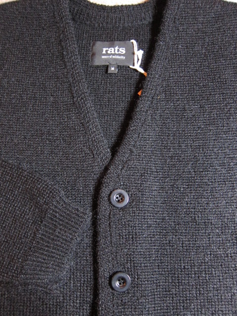 画像: RATS/MOHAIR CARDIGAN  BLACK