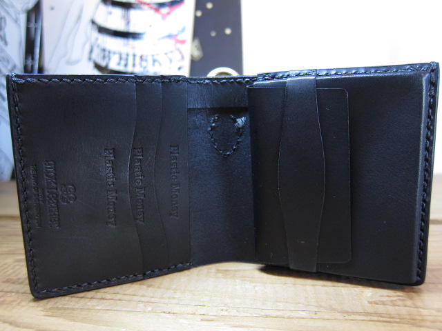 画像: GROK LEATHER/NEW BILL WALLET PLANE  BLACK