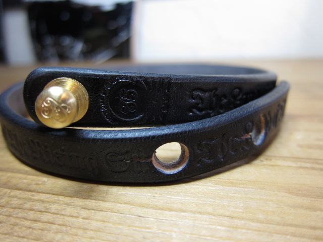 画像: GROK LEATHER/HEAT RISING BRACE 13mm  BLACK