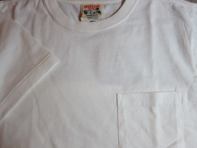 画像: GLAD HAND(グラッドハンド)/STANDARD POCKET T-SHIRTS  WHITE