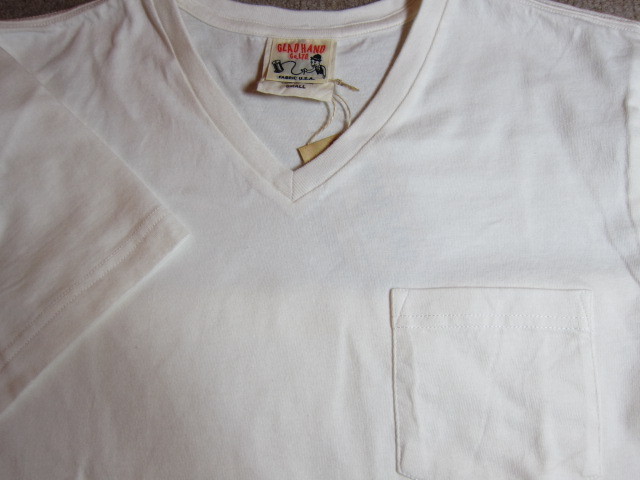 画像: GLAD HAND(グラッドハンド)/STANDARD V NECK T-SHIRTS  WHITE