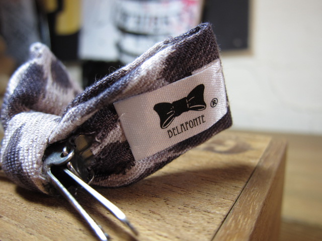 画像: BELAFONTE/CLIP BOW TIE LEOPARD