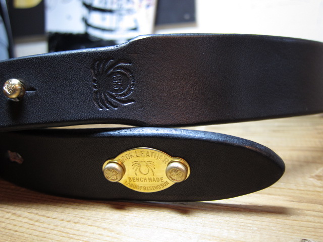 画像: GROK LEATHER/PLANE BELT 30〜38mm  BLACK