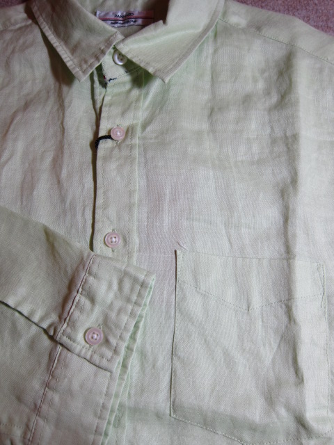 画像: (SALE 40%OFF) PAN HARD/RAMIE 3/4 SHIRTS  GREEN