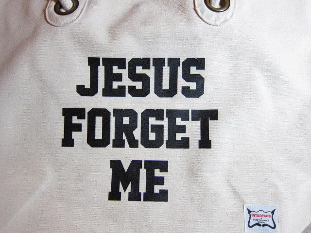 画像: INTERFACE/JESUS FOR GET ME TOTE BAG  OFFWHITE