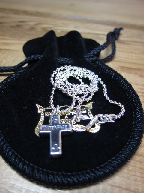 画像: INTERFACE/CROSS PENDANT  SILVERxBRASS CHAIN