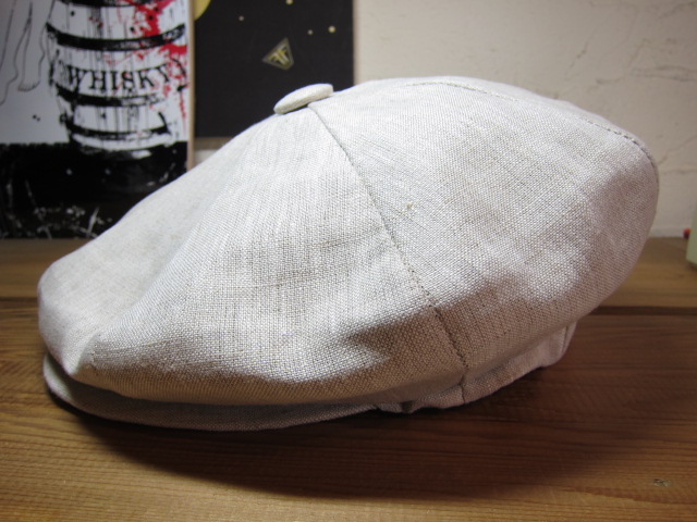 画像: NEW YORK HAT/LINEN BIG APPLE  OATMEAL