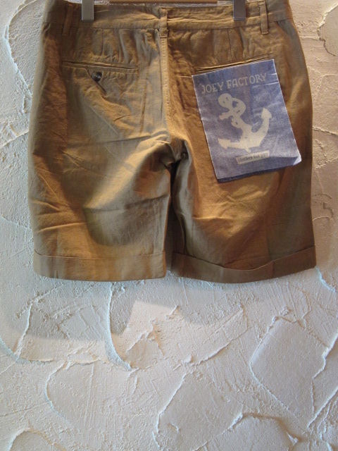 画像:  ☆SALE 50%OFF☆JOEY/LINEN SHORTS  KHAKI