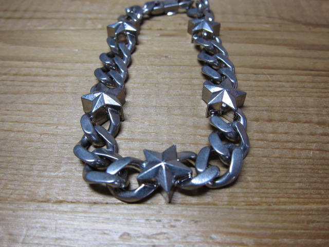 画像: ROTTWEILER/CHAIN BRACELET STARS  GOLD