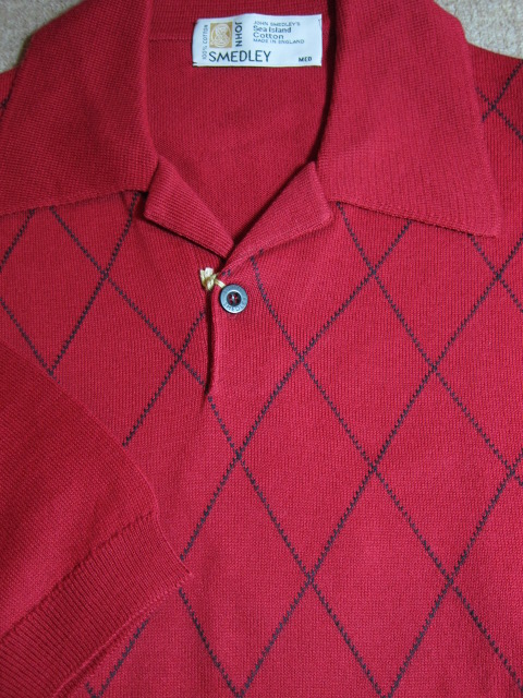 画像: ☆SALE 65%OFF☆ JOHN SMEDLEY/COTTON ARGYLE S/S POLO  RED