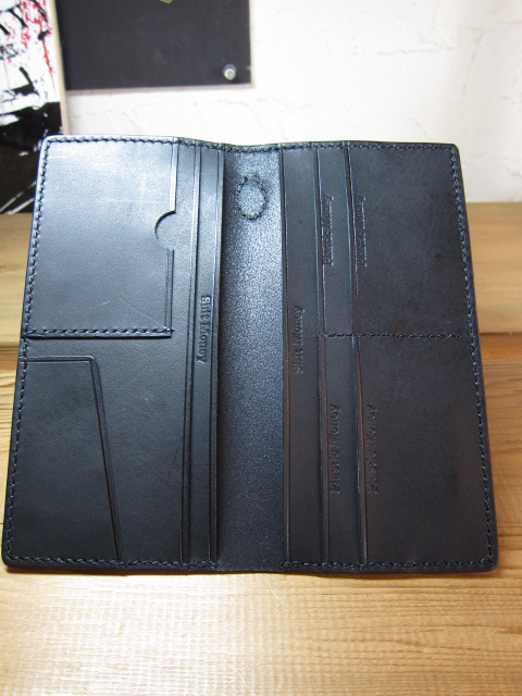 画像: GROK LEATHER/LONG BILL D CUSTOM PLAIN  BLACK 