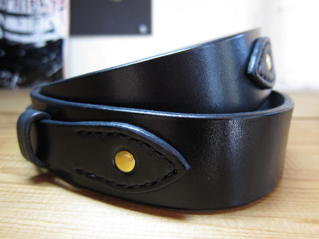 画像: RATS/LEATHER BELT  BLACK