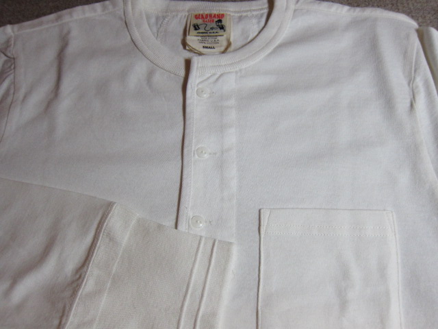 画像3: GLAD HAND(グラッドハンド)/STANDARD HENRY POCKET L/S T WHITE