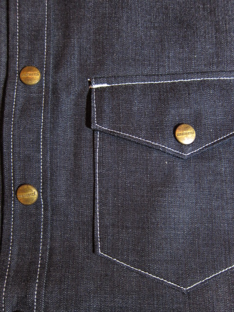 画像: (DEAD STOCK)COREFIGHTER/SNAP BUTTON DENIM SHIRT  10ozRIDID