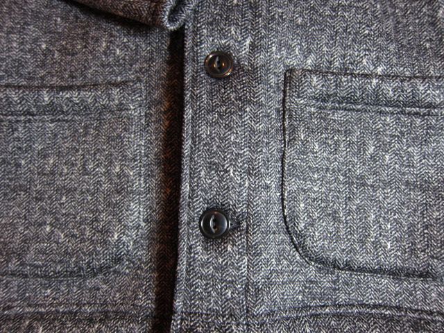 画像: COREFIGHTER/TWEED BOA SHAWLL COLLAR CARD BLACK