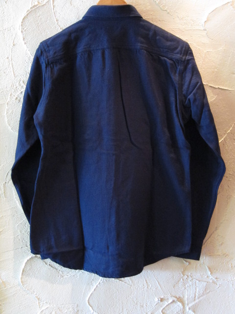 画像: VINTAGE EL/SOLID NELL WORK SHIRT  NAVY