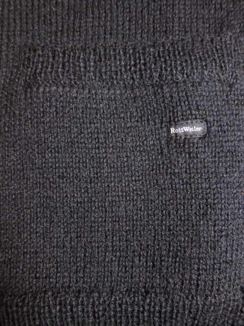 画像: ROTTWEILER/MOHAIR CARDIGAN  BLACK