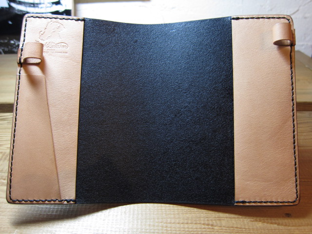 画像: GROK LEATHER/NEW NOTE BOOK COVER S PLAIN BLACK 