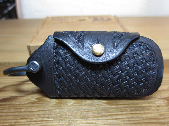 画像: GROK LEATHER/KEY COVER ELECT BASKET BLACKxBLACK