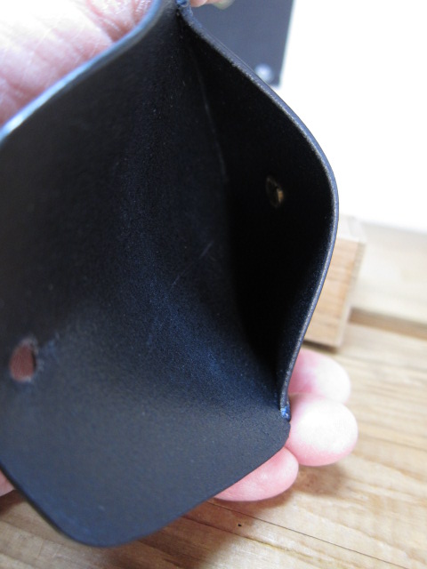 画像: GROK LEATHER/HALF MOON COIN CASE  BLACK